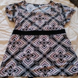 Avenue Empire Waist tie back blouse